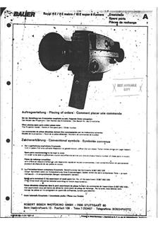 Bauer C-Royal 8 E manual. Camera Instructions.